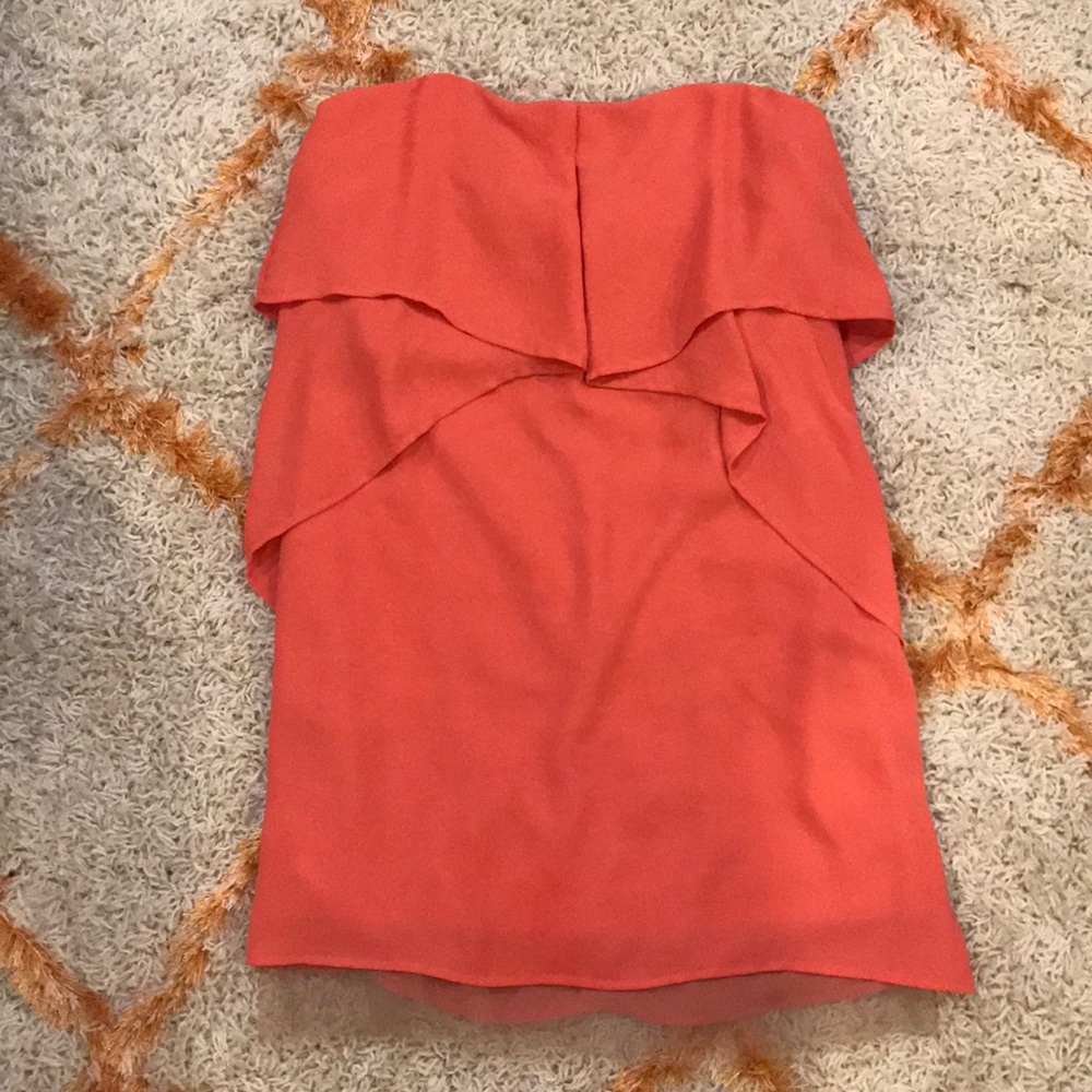 Salmon BCBG dress